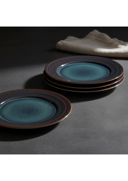 Valeron 6 Adet 27 cm Servis Tabağı Reaktif Oasis 1131