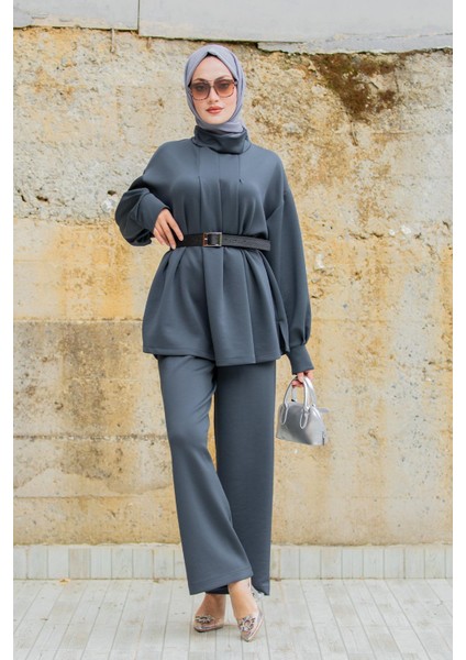 Sims Kemerli Pufy Dalgıç Takım-Antrasit modelleri