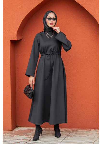 Royal Pufy Dalgıç Relax Elbise-Siyah indirimleri