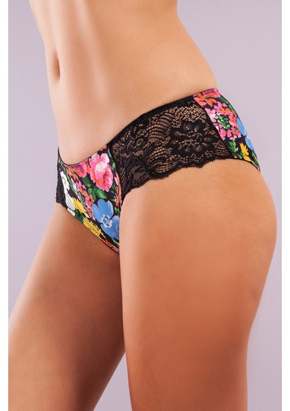 Golshan Garden Boy Short, Kadın Dantelli Çiçek Baskılı Şort Külot fiyatları