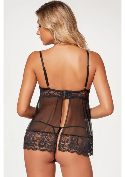 Bordo Dantel Işlemeli Fantezi Gecelik fiyatları