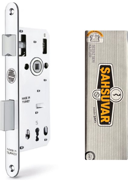 K-111 Oda Kapısı Kilidi Sessiz Seri Oval 40MM