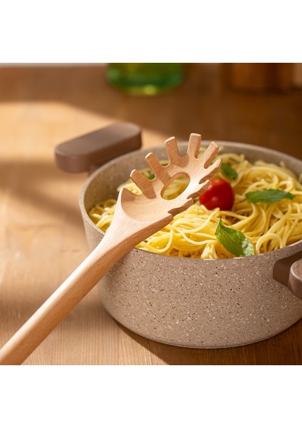 Rustik Spagetti Kaşığı 28 cm