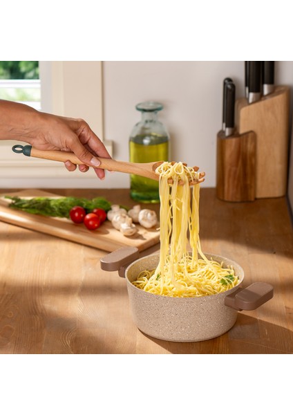 Rustik Spagetti Kaşığı 28 cm modelleri
