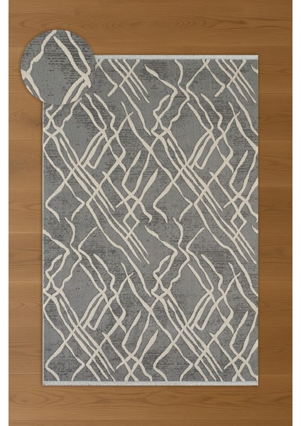 Gloria Rina Gri Bej Modern Salon ve Oturma Odası Halısı fırsatları