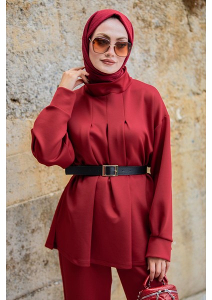 Sims Kemerli Pufy Dalgıç Takım-Bordo fiyatları