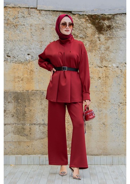 Sims Kemerli Pufy Dalgıç Takım-Bordo modelleri