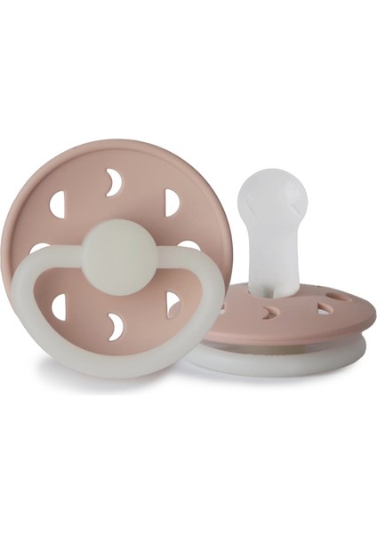 Moon Phase Silikon Emzik - Karanlıkta Parlayan - Blush Night (0-6 Ay)
