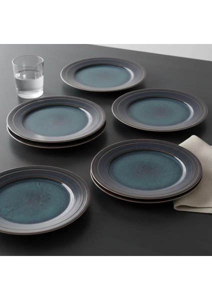 Valeron 6 Adet 20 cm Pasta Tabağı Reaktif Oasis Vr 1131 fırsatları