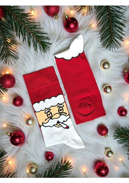 - Yılbaşı Temalı Unisex Çorap – Desenli Özel Tasarım (Hediye Paketli) modelleri