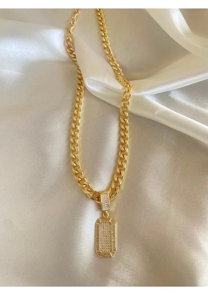 Gold Madalyon Kolye modelleri