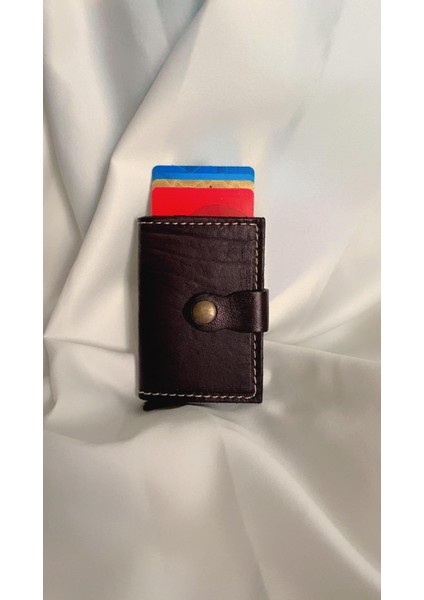 Mekanizmalı Hakiki Deri Akıllı Cüzdan Kartlık fiyatları