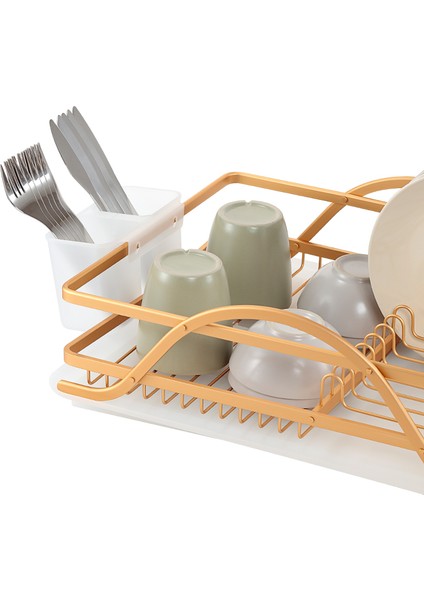 Bianka Paslanmaz Alüminyum Bulaşıklık - Altın modelleri