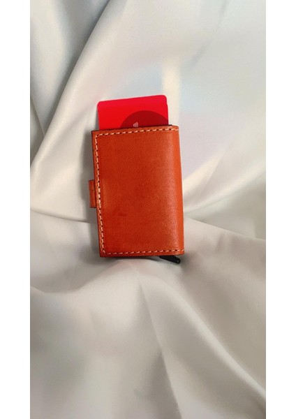 Mekanizmalı Hakiki Deri Akıllı Cüzdan Kartlık modelleri