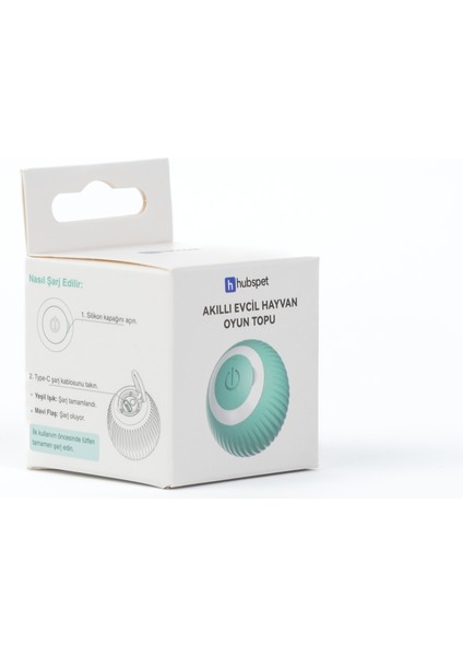 Otomatik Yuvarlanan Top Kedi Oyuncağı Mavi H121 fiyatları
