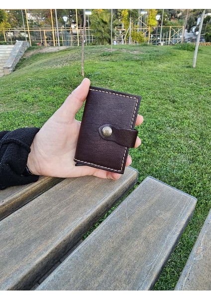 Mekanizmalı Hakiki Deri Akıllı Cüzdan Kartlık fiyatları