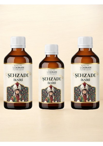 3 x 125 ml Lokman Hekim Hayat Osmanlı Geleneğinden Günümüze Şehzade Iksiri Şurubu Nungtime indirimleri