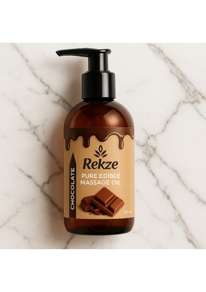 Çikolatalı Ve Çilekli Aromalı Kokulu Rahatlatıcılı Vücut Masaj Yağları 2 Adet 120 Ml