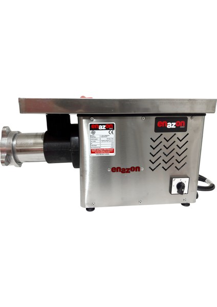 22 No Et Kıyma Makinesi 1,5 Hp (Yedek Ayna Bıçak Sucuk Aparatlı) fiyatları