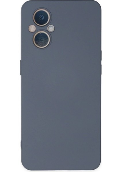 MYT09 Oppo Reno 7 Lite Kılıf Nano Içi Kadife Silikon - Gri