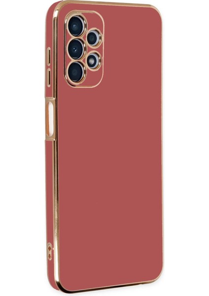 MYT09 Samsung Galaxy A13 4g Kılıf Volet Silikon - Kırmızı