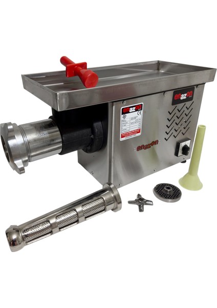 22 No Et Kıyma Makinesi 1,1 Kw 1,5 Hp(Yedek Ayna Bıçak Salça ve Sucuk Aparatlı)