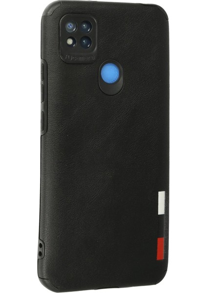 MYT09 Xiaomi Redmi 9c Kılıf Loop Deri Silikon - Siyah modelleri