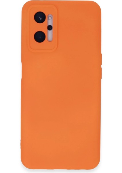 MYT09 Realme 9i 4g Kılıf Nano Içi Kadife Silikon - Turuncu