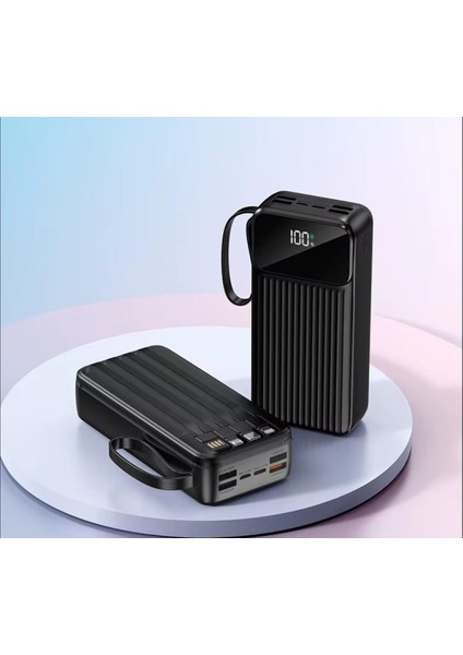 30.000 Mah 22.5W Hızlı Şarj Destekli Dahili Kablolu Taşınabilir Batarya Powerbank fırsatları
