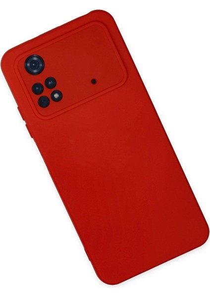 MYT09 Xiaomi Poco M4 Pro 4g Kılıf Nano Içi Kadife Silikon - Kırmızı fiyatları