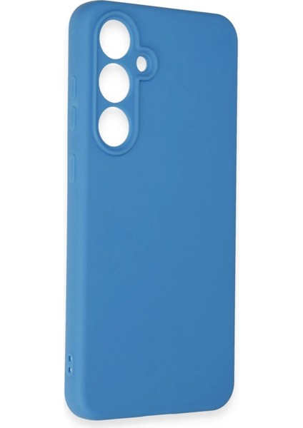 MYT09 Samsung Galaxy S24 Fe Kılıf Nano Içi Kadife Silikon - Mavi fırsatları