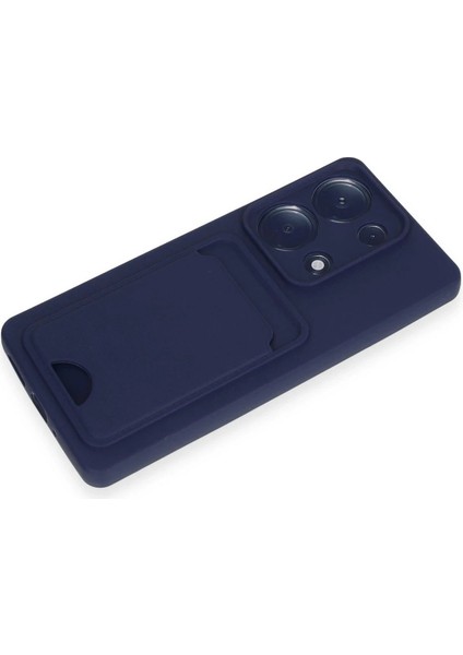 MYT09 Xiaomi Redmi Note 13 Pro 4g Kılıf Kelvin Kartvizitli Silikon - Lacivert fırsatları