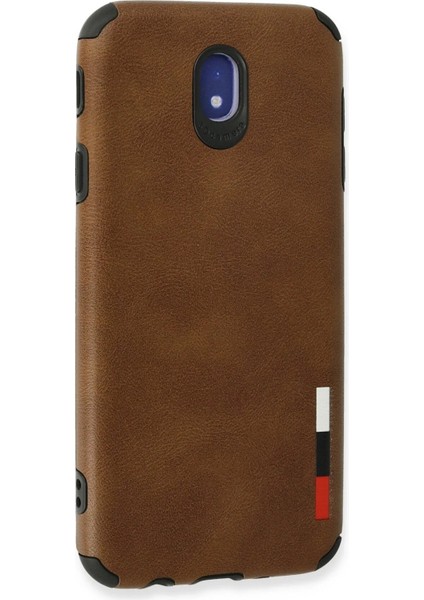 MYT09 Samsung Galaxy J7 Pro / J730 Kılıf Loop Deri Silikon - Kahverengi modelleri