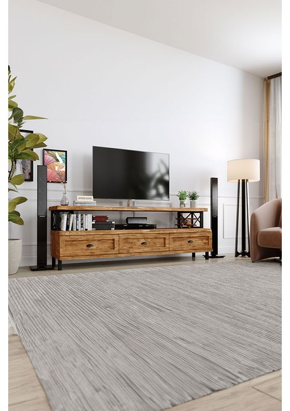 Yasemin Tv Ünitesi - Size Özel Üretim - Gerçek Ağaç - Köknar