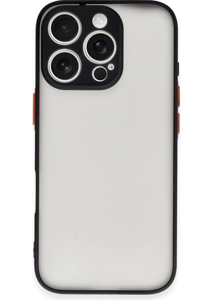 MYT09 iPhone 16 Pro Kılıf Montreal Silikon Kapak - Siyah