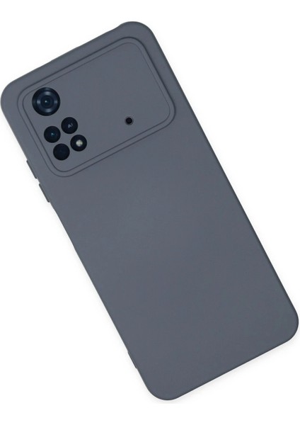 MYT09 Xiaomi Poco M4 Pro 4g Kılıf Nano Içi Kadife Silikon - Gri fiyatları