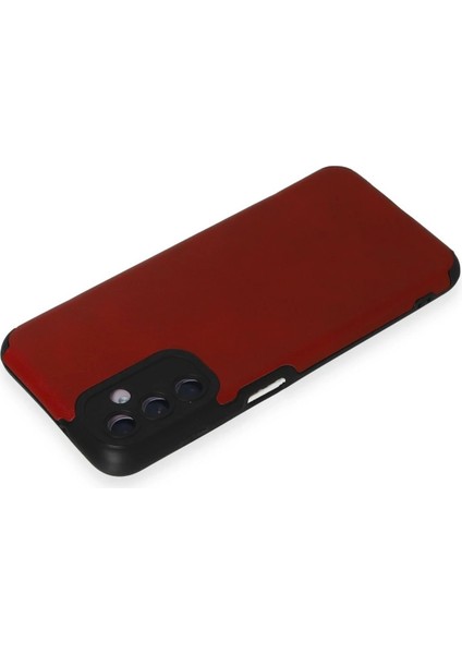 MYT09 Samsung Galaxy M14 5g Kılıf Loop Deri Silikon - Kırmızı modelleri