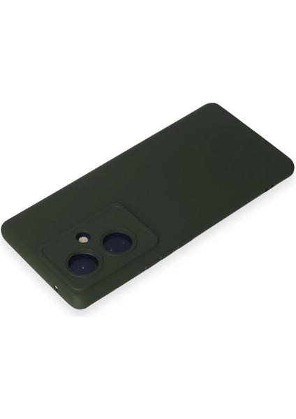 MYT09 Vivo V29 Lite Kılıf Nano Içi Kadife Silikon - Koyu Yeşil modelleri