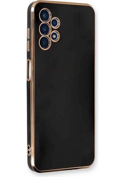 MYT09 Samsung Galaxy A13 4g Kılıf Volet Silikon - Siyah