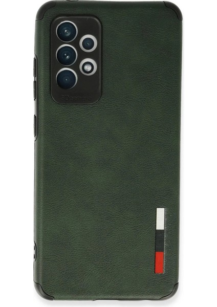 MYT09 Samsung Galaxy A72 Kılıf Loop Deri Silikon - Yeşil