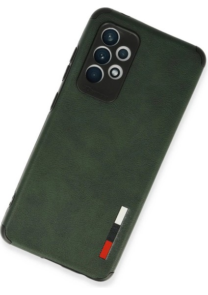 MYT09 Samsung Galaxy A72 Kılıf Loop Deri Silikon - Yeşil fiyatları