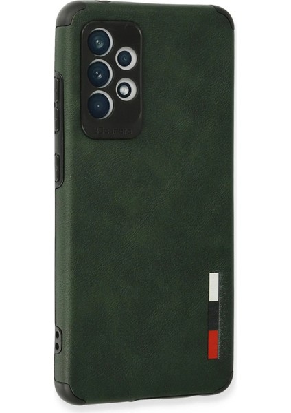 MYT09 Samsung Galaxy A72 Kılıf Loop Deri Silikon - Yeşil modelleri