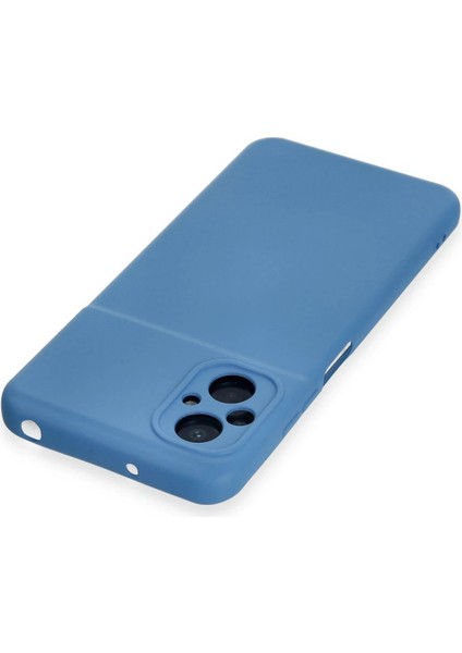 MYT09 Xiaomi Poco M5 Kılıf Nano Içi Kadife Silikon - Mavi modelleri