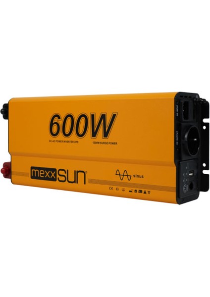 Tam Sinüs Ups (Remote Ekran) 12V 600W modelleri