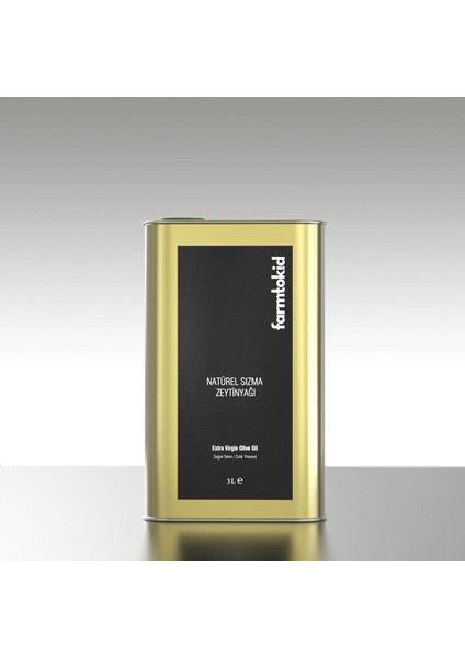 Soğuk Sıkım Natürel Sızma Zeytin Yağı Gömeç-3 Lt