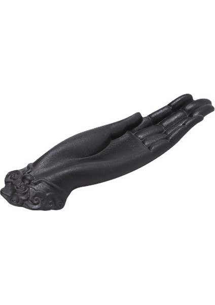 El Şeklinde Çok Şık Çubuk Tütsülük, Taş Tütsülük, Siyah Tütsülük, Oda Kokusu, MUMLUK，26CM (Yurt Dışından)