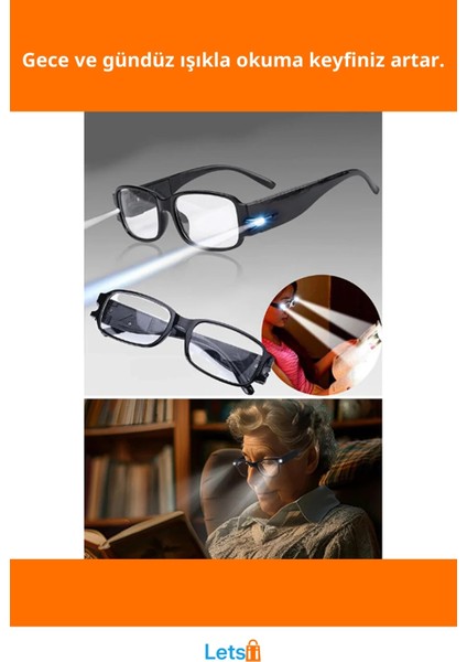Dinlendirici LED Işıklı Aydınlatmalı Gözlük Gece ve Gündüz Kullanım Için Pratik Çözüm fiyatları