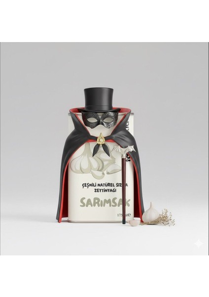 Sarımsak Çeşnili Natürel Sızma Zeytinyağı 175 ml
