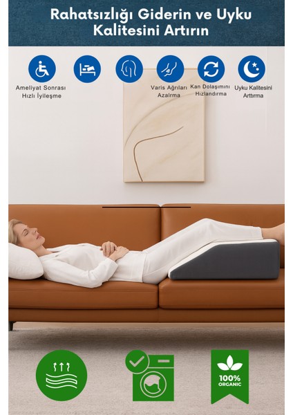 Çok Fonksiyonlu Bacak Yükseltme,çalışma,okuma,uyuma ve Yastığı