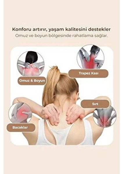 Yoğurmalı Masaj Cihazı Türkiye Menşeli Omuz ve Boyun İçin Rahatlatıcı Özellikler fırsatları